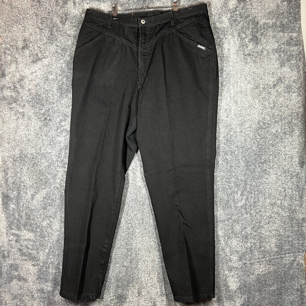 Vintage Rockies Jeans Womens 22W Black Highrise Mom Denim 100% Cotton Casual